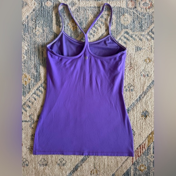 Lululemon Power Y Tank *Luon Light Power Purple Size 6 - Picture 4 of 5
